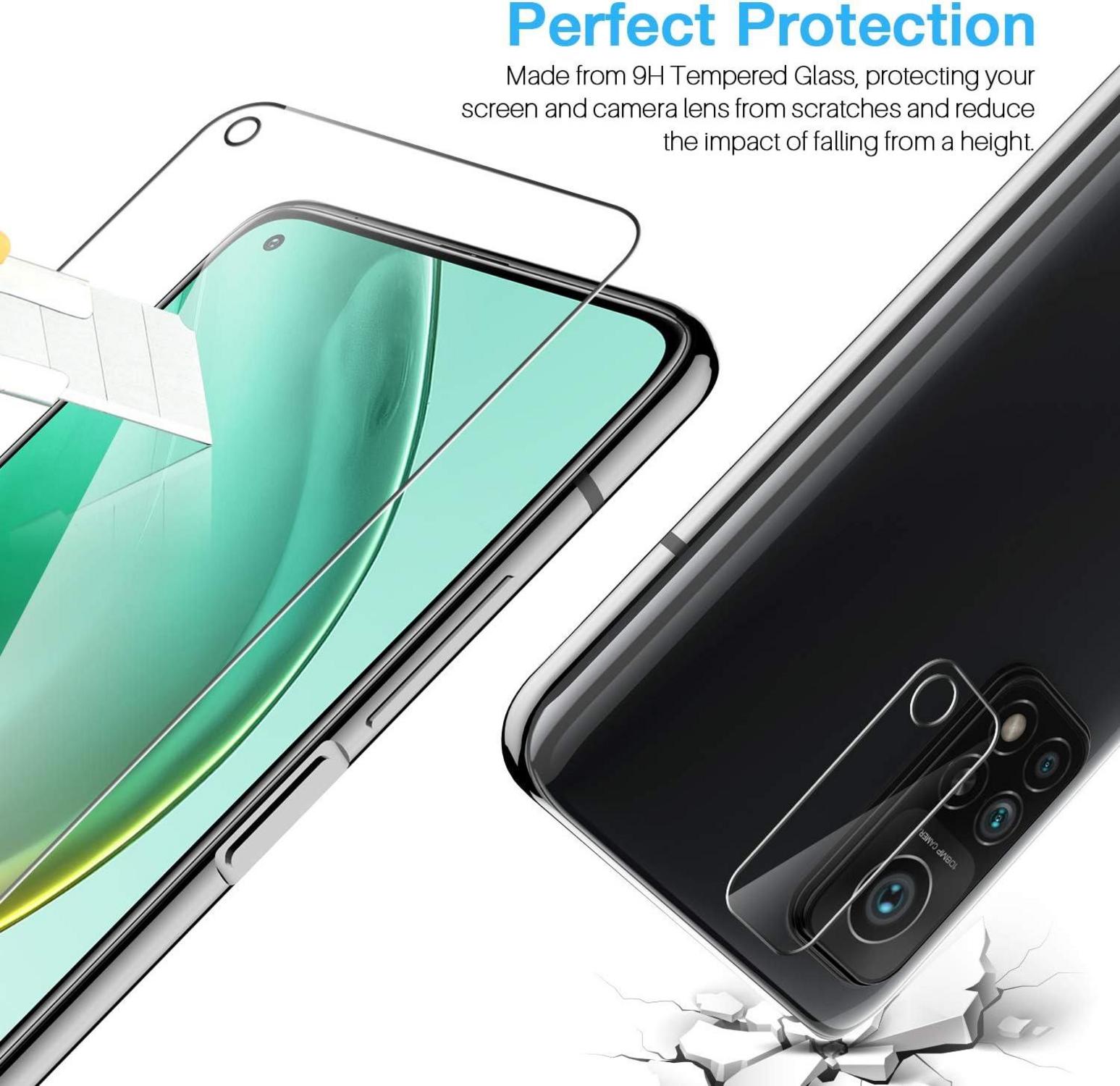 Schutzfolie Xiaomi Mi 10T 5G/10T Pro - 6er Set 9H Härte HD Klar