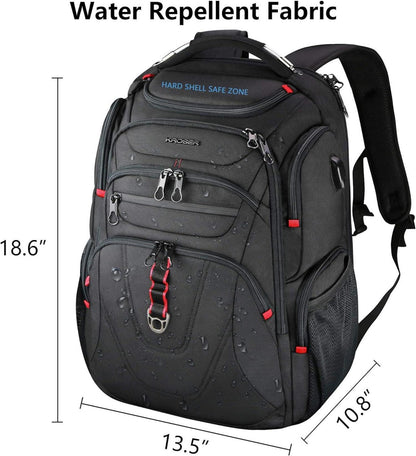 KROSER Laptop Rucksack 17,3 Zoll Business Reiserucksack RFID