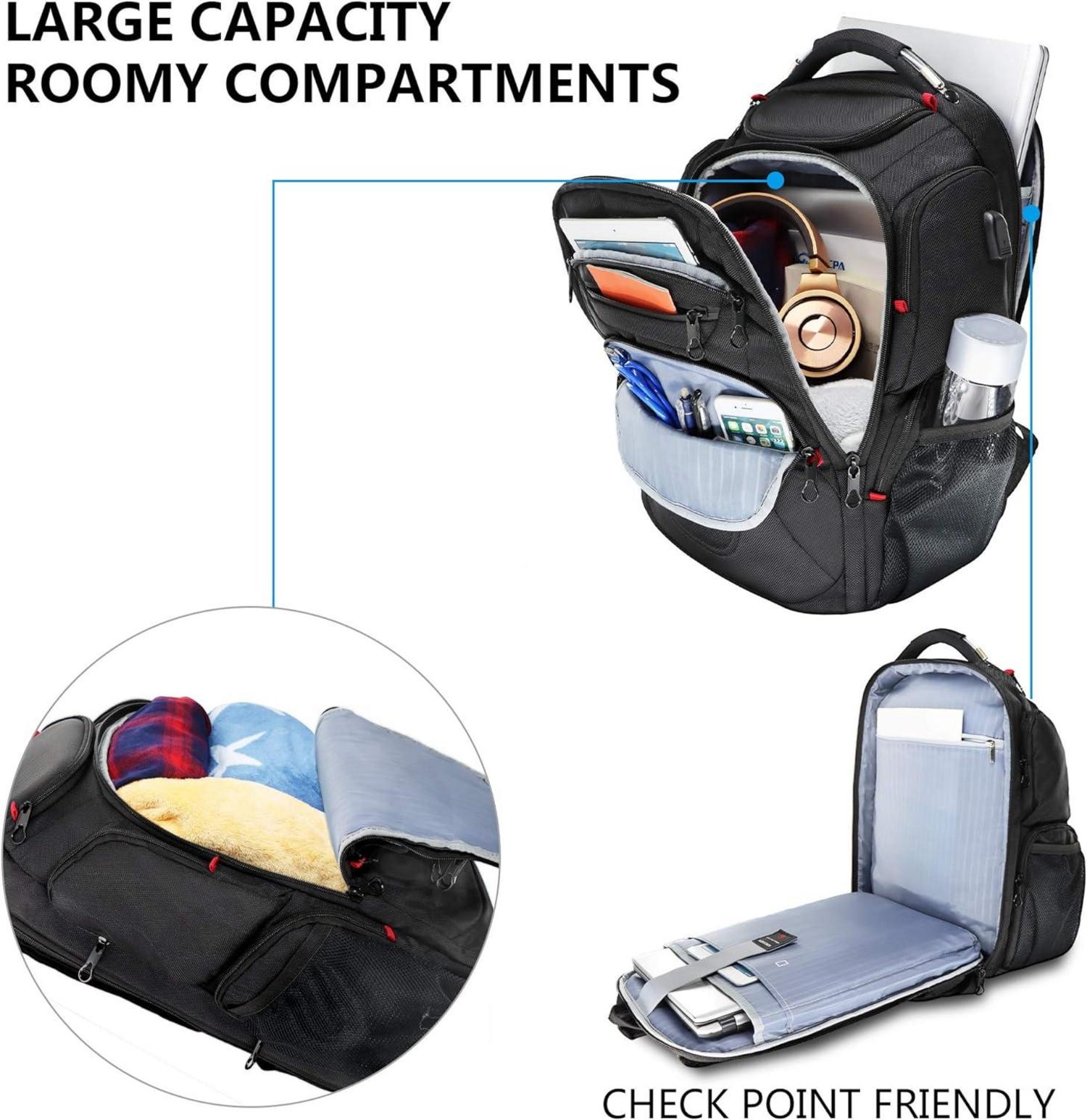 Laptop Rucksack 17,3 Zoll Business Reiserucksack wasserdicht mit RFID