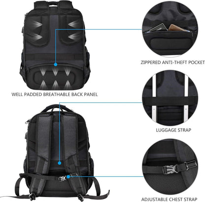 Laptop Rucksack 17,3 Zoll Business Reiserucksack Wasserdicht mit