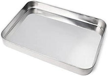 Backblech aus Edelstahl für Geschirrspüler, 25*30cm, Silber