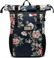 Modischer Laptop Rucksack für Damen 12-17 Zoll Rose Gold
