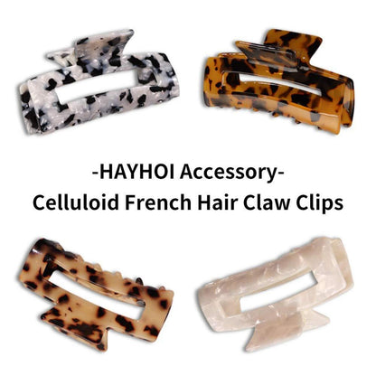 4PCS Schmetterling Kiefer Haarklammern Schildpatt Leopard Print Stil