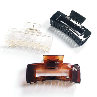3er Set Große Rutschfeste Haarklammern Kunststoff Damen Mädchen - 10.5cm * 4.5cm