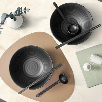 Japanische Ramenschale 2 Sets 1000ml Dishwasher Safe Udon Soba Pho Nudeln