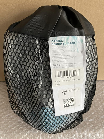 G2RISE® Schnorchelmaske für Kinder Erwachsene 180° Panorama CO2-sicher inkl. Kamerahalterung