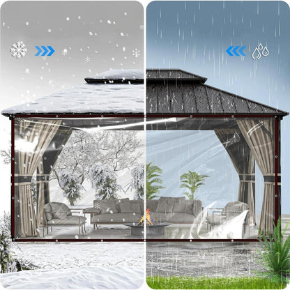Transparente Plane 2x3m | Wasserdicht, Wetterfest & Vielseitig