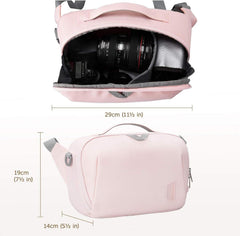 Bagsmart Große Kameratasche Umhängetasche DSLR SLR Zubehör