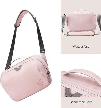 Kameratasche Große Umhängetasche für DSLR SLR-Kamera, Rosa