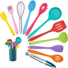 Küchenhelfer Set 12-teilig Silikon Kochutensilien