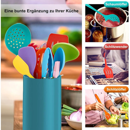 Küchenhelfer Set 12-teilig Silikon Kochutensilien