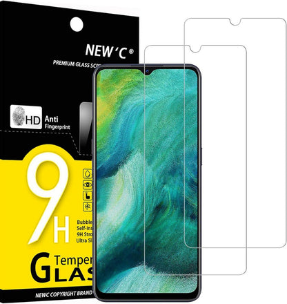 Panzer Schutz Glas Oppo Find X2 Lite 2 Stück 9H Härte