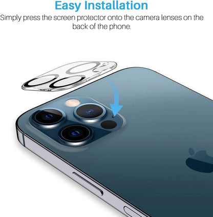 Display-Schutzfolie iPhone 12 Pro Max, 3er Set, kratzfest, ohne