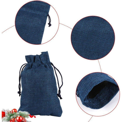 Adventskalender zum Befüllen mit Jutesäckchen, Zahlensticker