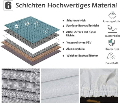 Wasserdichte Autoabdeckung Tesla Model 3 6-lagiges Material