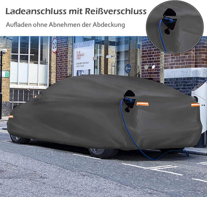 Wasserdichte Autoplane für Tesla Model 3, 6-lagiges Material