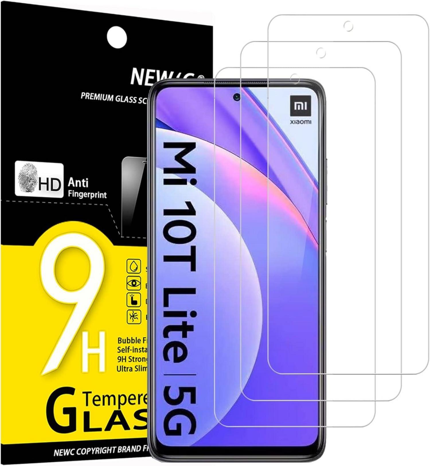 Panzer Schutzglas für Xiaomi Mi 10T Lite 5G 3er Pack