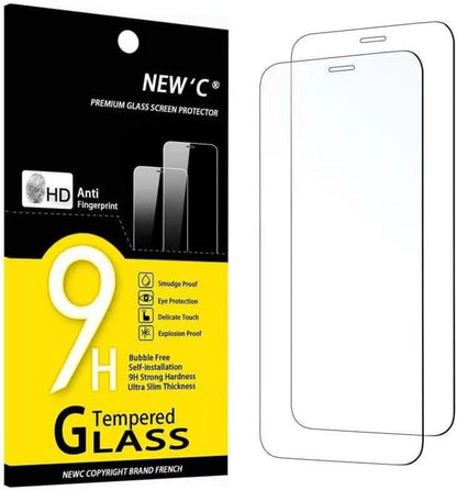 Panzer Schutz Glas für iPhone 12 und 12 Pro 9H Härte 2 Stück