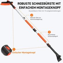 AstroAI 3in1 Eiskratzer Auto mit Besen 158CM Lang