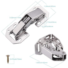 10x Scharniere 90 Grad für Schranktüren + Schrauben