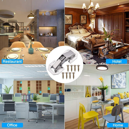 10x Scharniere 90 Grad für Schranktüren + Schrauben