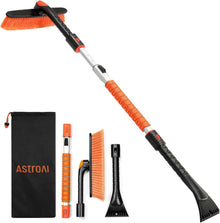 Eiskratzer Auto mit Besen 120CM Ausziehbarer Schneebesen & Eisschaber