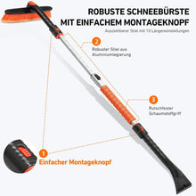 AstroAI 3in1 Eiskratzer Auto mit Besen 120CM Lang