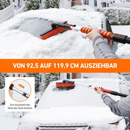 Eiskratzer Auto mit Besen 120CM Lang Schneebesen Eisschaber