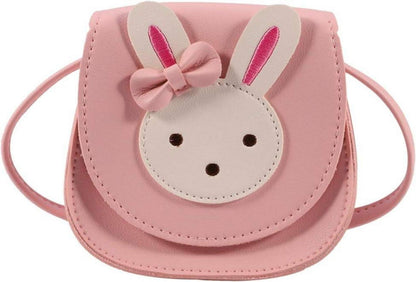 Kleine Umhängetasche für Mädchen mit süßem Kaninchen-Design