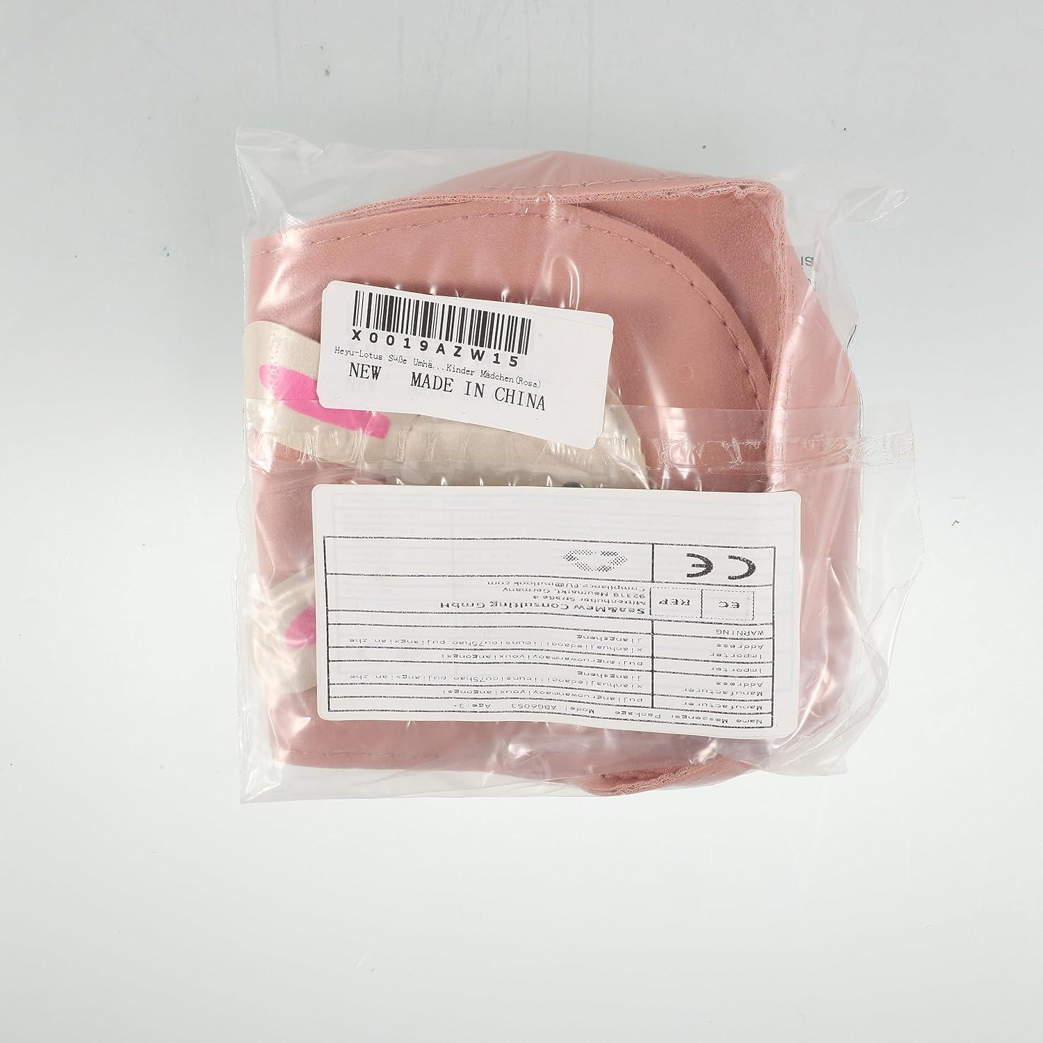 Kinder Mädchen Umhängetasche mit süßem Kaninchen-Design, verstellbarem Gurt und Schnappverschluss