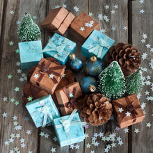 Mini Tannenbaum Künstlicher Weihnachtsbaum Schnee Holzsockel