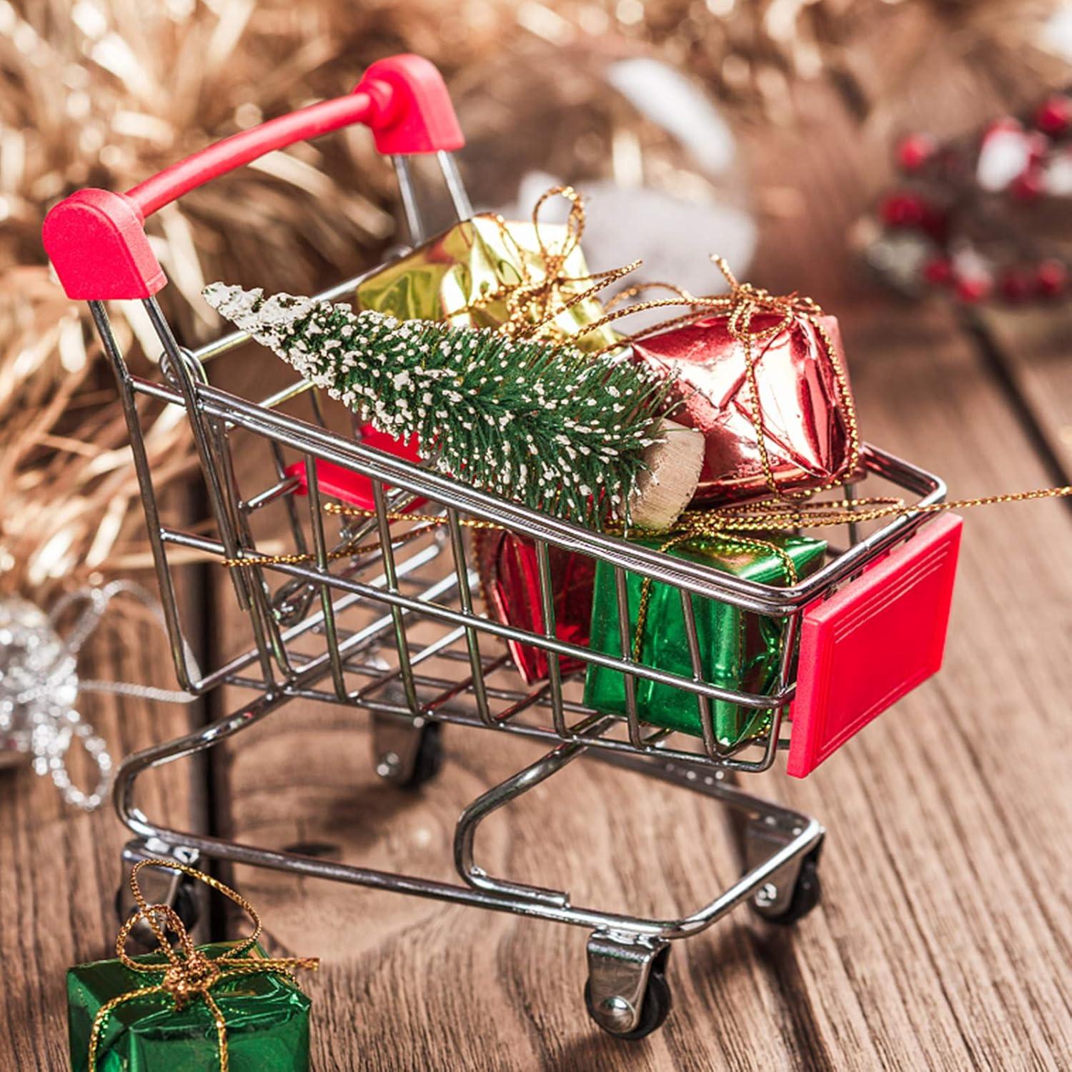 Mini Tannenbaum Set, 9 Stück Künstlicher Weihnachtsbaum Schnee