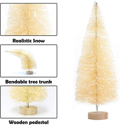 9 Stück Mini Tannenbäume Weihnachtsdeko DIY Schaufenster 3 Größen