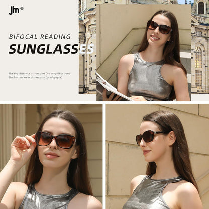 Bifokale Damen Sonnenbrille – Lesebrille mit UV-Schutz