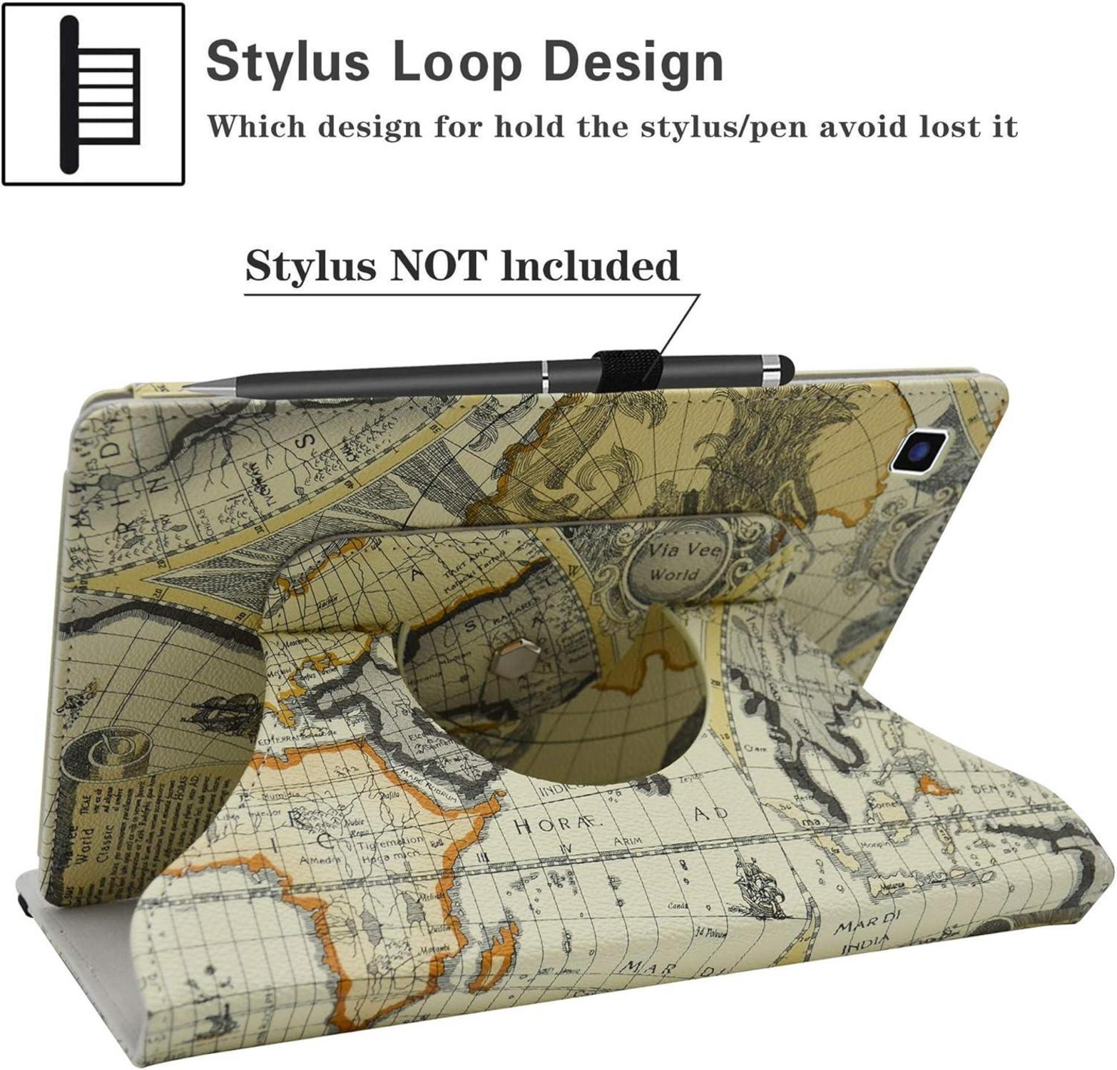 TECLAST P20HD M40 Rotating hülle 360° Standfunktion Map White