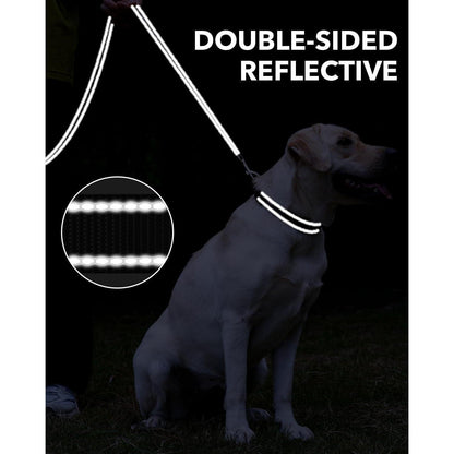 Taglory Hundeleine Mittelgroße Große Hunde Schwarz 1.2m x