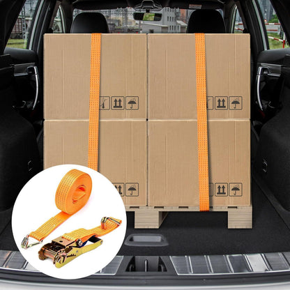 10 Spanngurte 5000kg 10m mit Ratsche – Set für Ladungssicherung