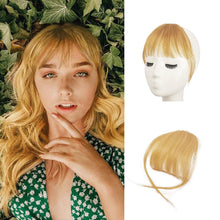 Echthaar Pony Clip-in Fransen French Bangs Erdbeerblond