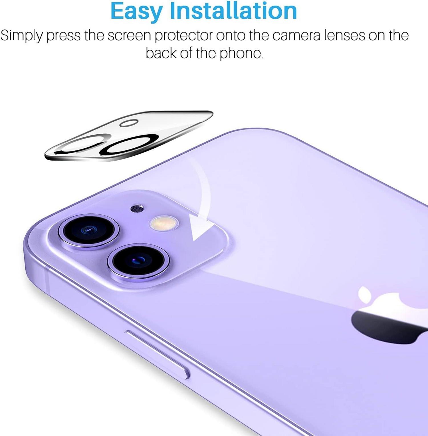 3er Set Hartglas Displayschutz iPhone 12 Mini 5,4 Zoll 9H Kratzfest