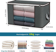Faltbare Aufbewahrungsbox 2er Set 90L - Staubdichtes