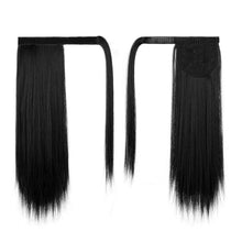 Pferdeschwanz Extensions 35 cm schwarz für Frauen - BARSDAR