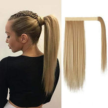 Lockige Pferdeschwanz Extensions 35 cm hitzebeständige