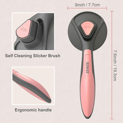 Hundebürste Katzenbürste | Entfernt 90% des Toten Fells