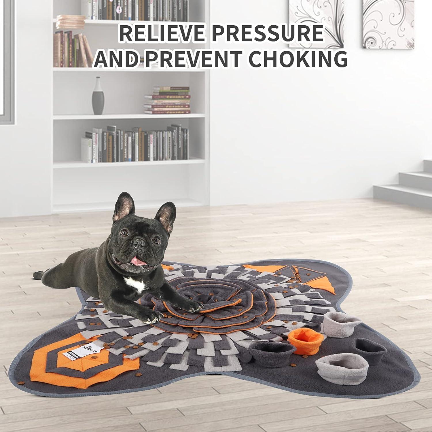Schnüffelteppich Hundespielmatte Riechtraining Futtermatte 71x71cm