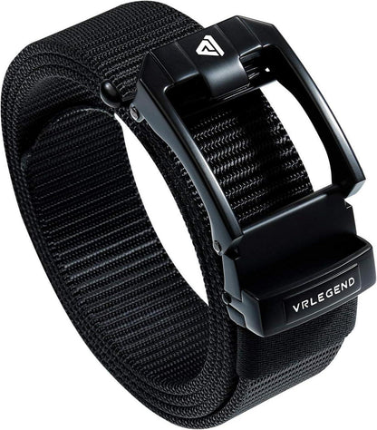 Nylon Gürtel Herren Taktischer Automatikschnalle Schwarz