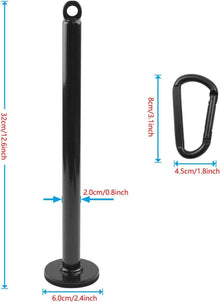 LFJ Gewichtsplatte Ladestift Karabiner Fitness Workout Home