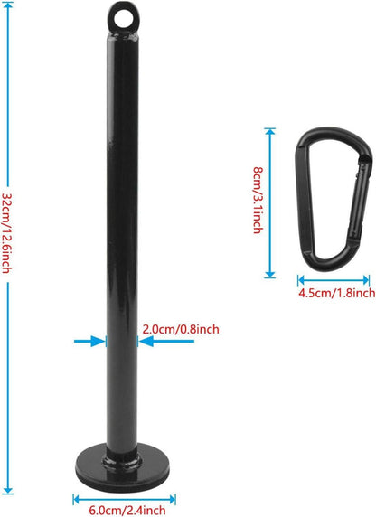 LFJ Gewichtsplatte Ladestift Karabiner Fitness Workout Home