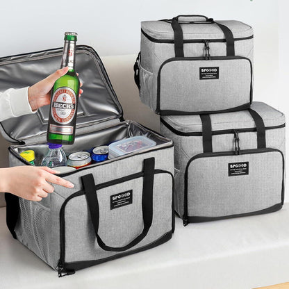 Kühltasche 20L Isoliert Faltbar Gefriertasche Lunchtasche