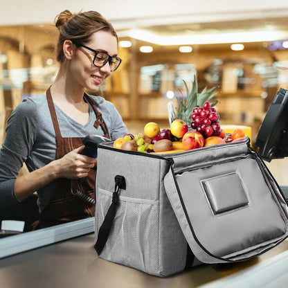 Kühltasche 20L Isoliert Faltbar Gefriertasche Lunchtasche