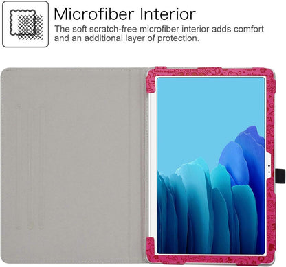 LiuShan Samsung Galaxy Tab A7 10.4 Rotating hülle 360° Standfunktion T500 T505 Tablet Schutzhülle Rot